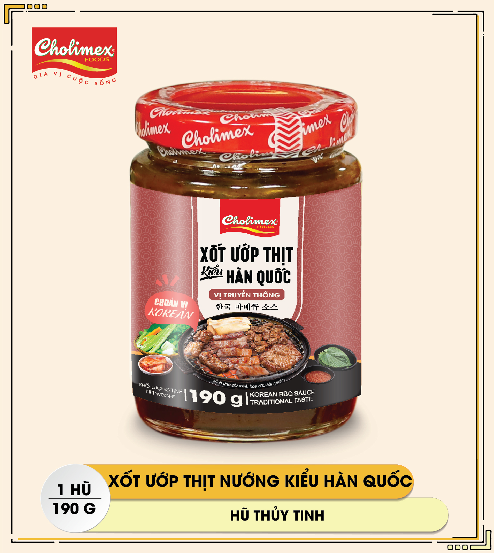 Xốt ướp thịt kiểu hàn quốc vị truyền thống
