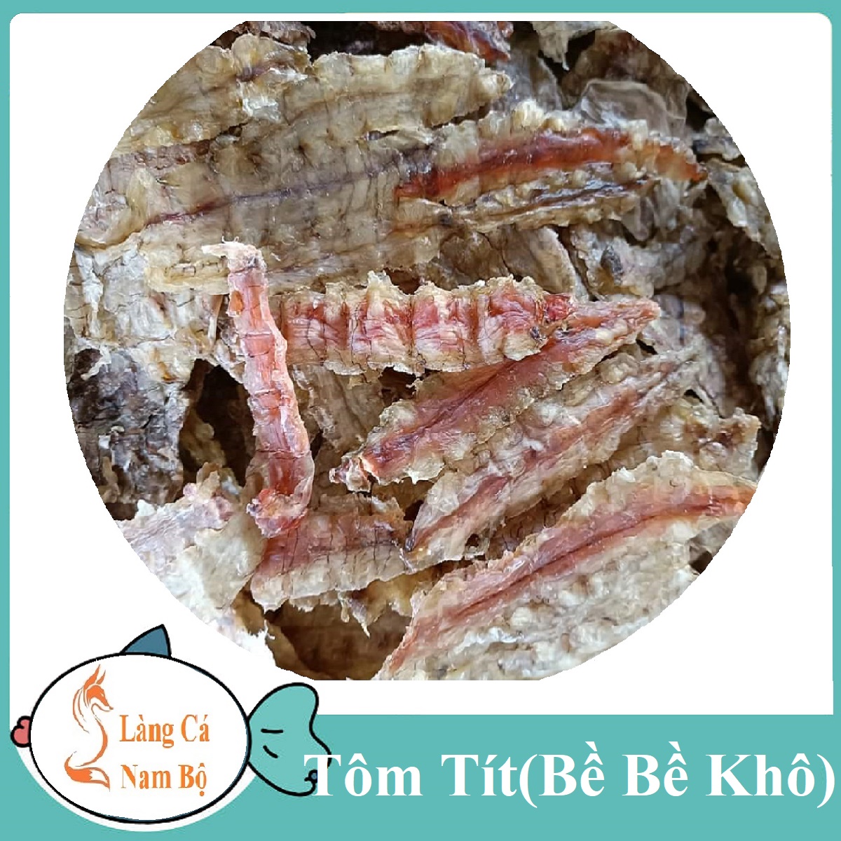 Khô tôm tích Cà Mau loại 1 thân to dày thịt, vị lạt vừa ăn