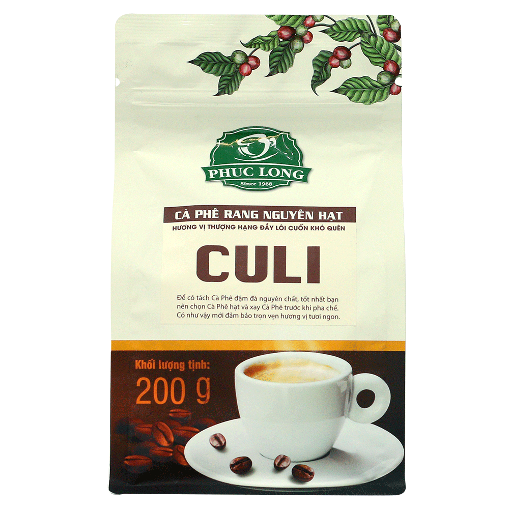 Cà phê culi 200gr - phúc long coffee & tea