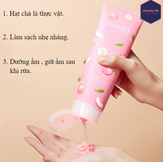 Muối tắm đào bioqua - muối tắm tẩy da chết- muối tắm trắng da- muối tắm se khít lỗ chân lông- muối tắm nội đại