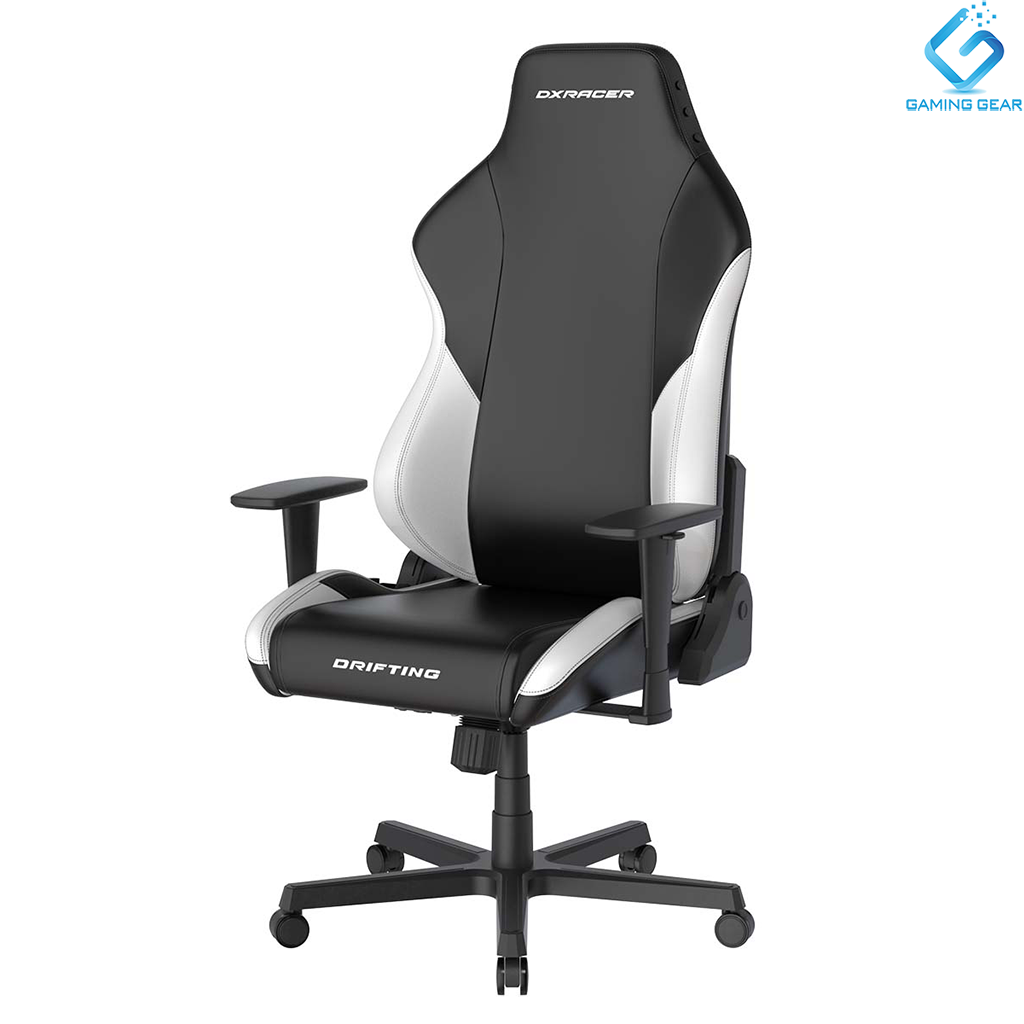 Ghế chơi game dxracer drifting c-neo leatherette - l - màu đen xám - chân kim loại - tay ghế 3d - chất liệu da cao cấp