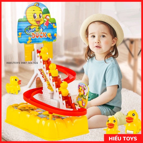 Đồ Chơi Cầu Trựơt Vịt Leo Thang Có Nhạc Vui Nhộn Cho Bé Từ 1 Đến 6 Tuổi Hiếu Toys