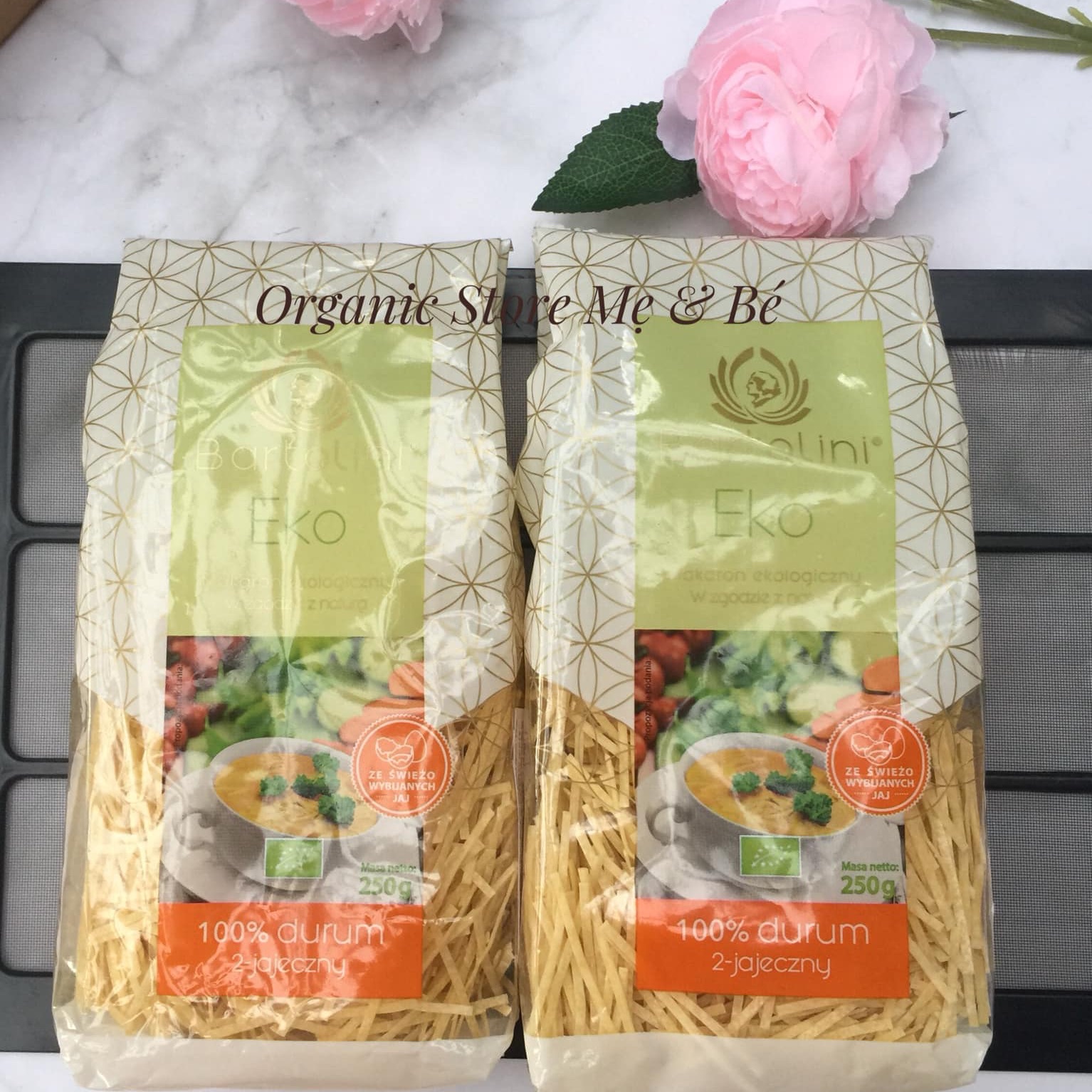 Mì sợi hữu cơ 2 trứng Barolini 250g