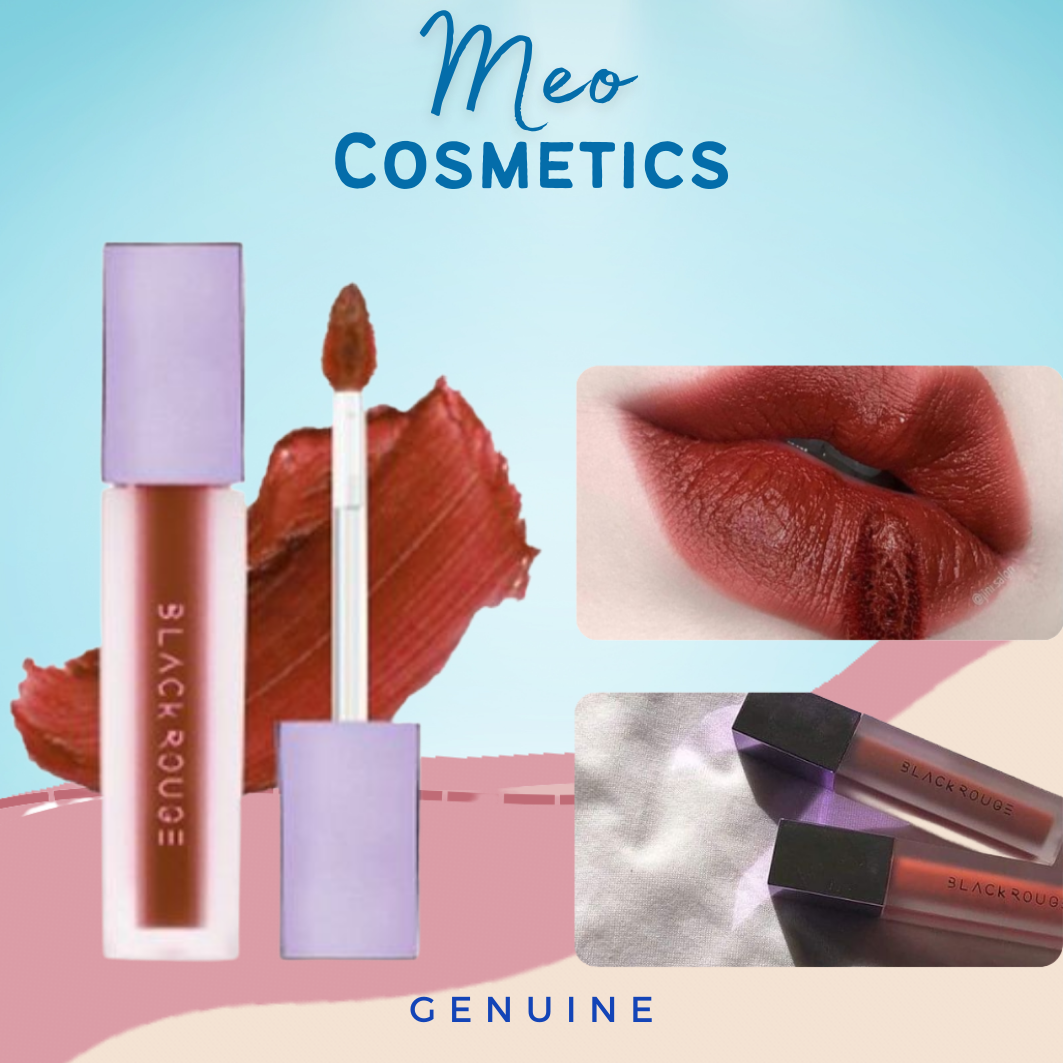 Son Kem Lì Black Rouge màu 12 nâu đỏ son blackrouge a12
