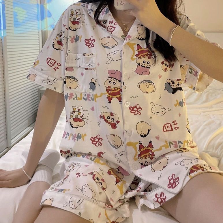 Bộ pijama, đồ bộ mặc nhà nữ dáng cộc xinh xắn