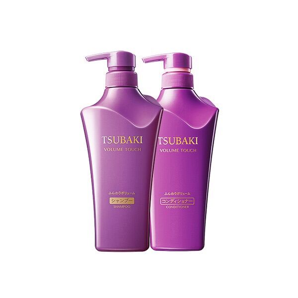 Bộ Gội Xả Shiseido Tsubaki Volume Touch Tím 500ml/1 chai