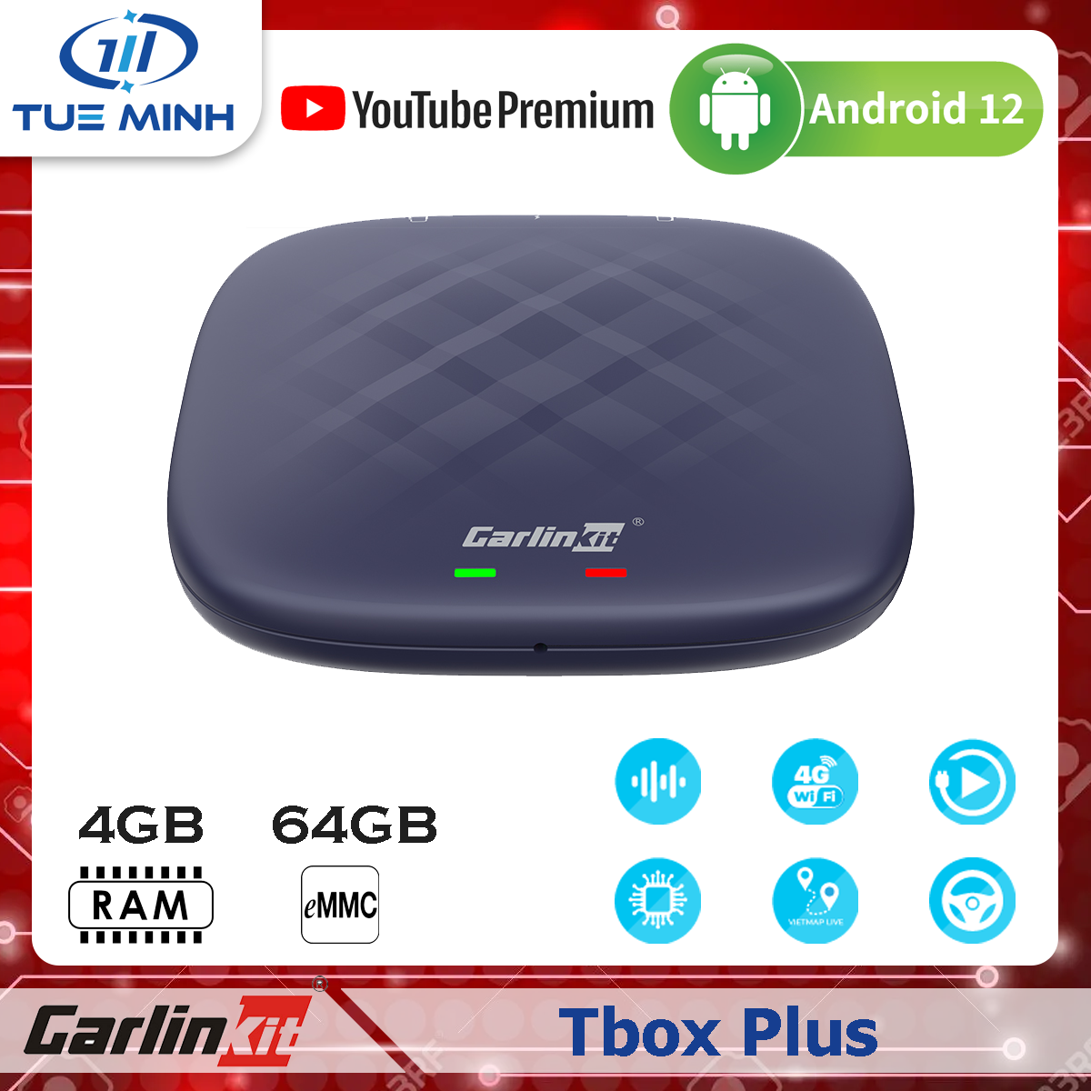 Android box carlinkit tbox plus - qcm6125, android 13