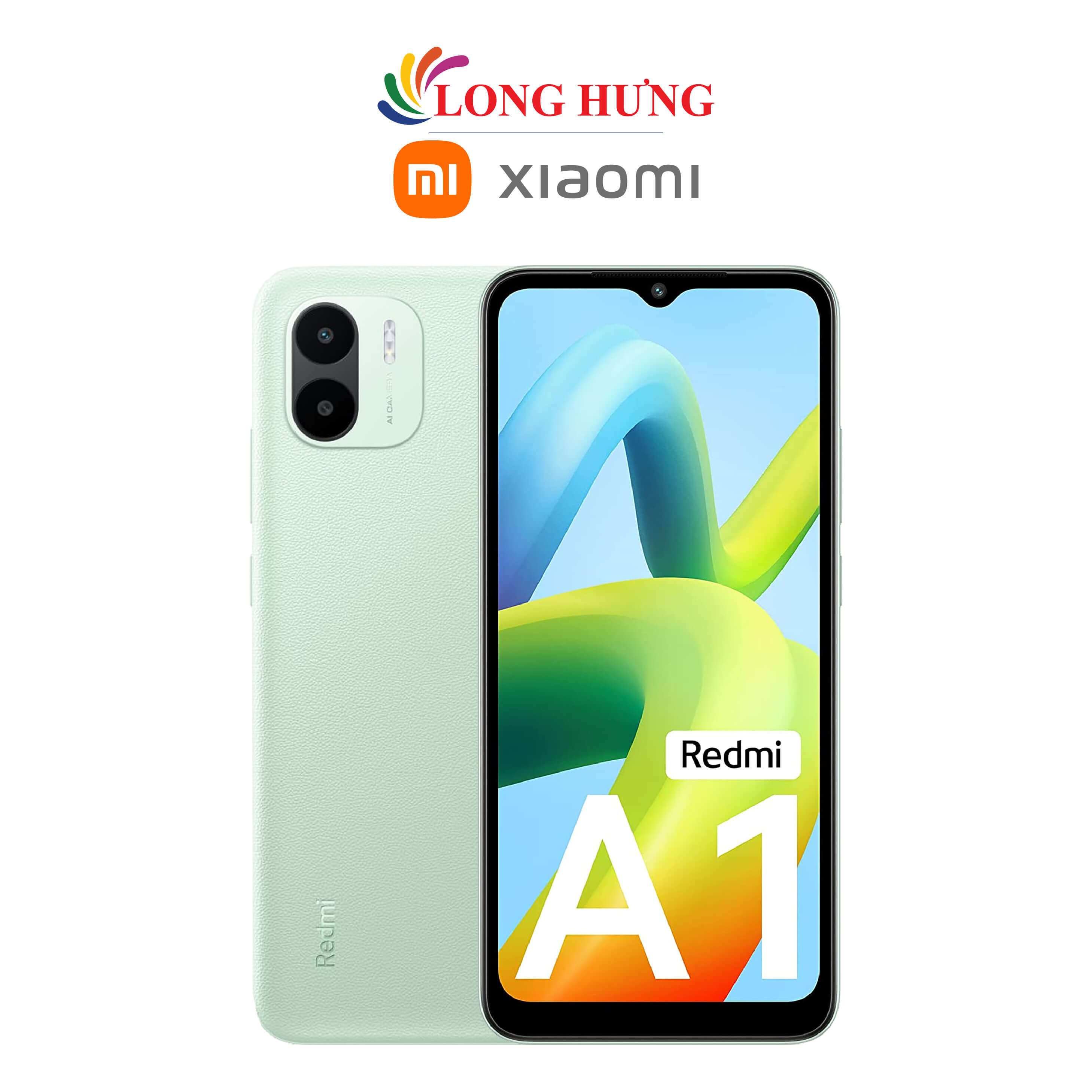 Điện thoại Xiaomi Redmi A1  - Hàng chính hãng - Viên pin dung lượng lớn 5000 mAh, màn hình rộng lớn 6.52"