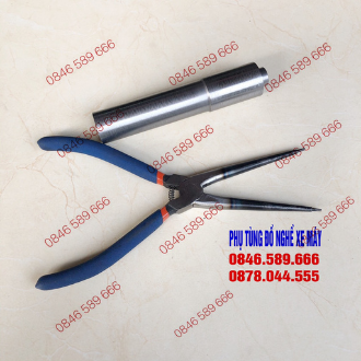 Kìm Gắp Phanh Dài Và Cây Đóng 6902 Thay Vòng Bi  Sau Xe Ga