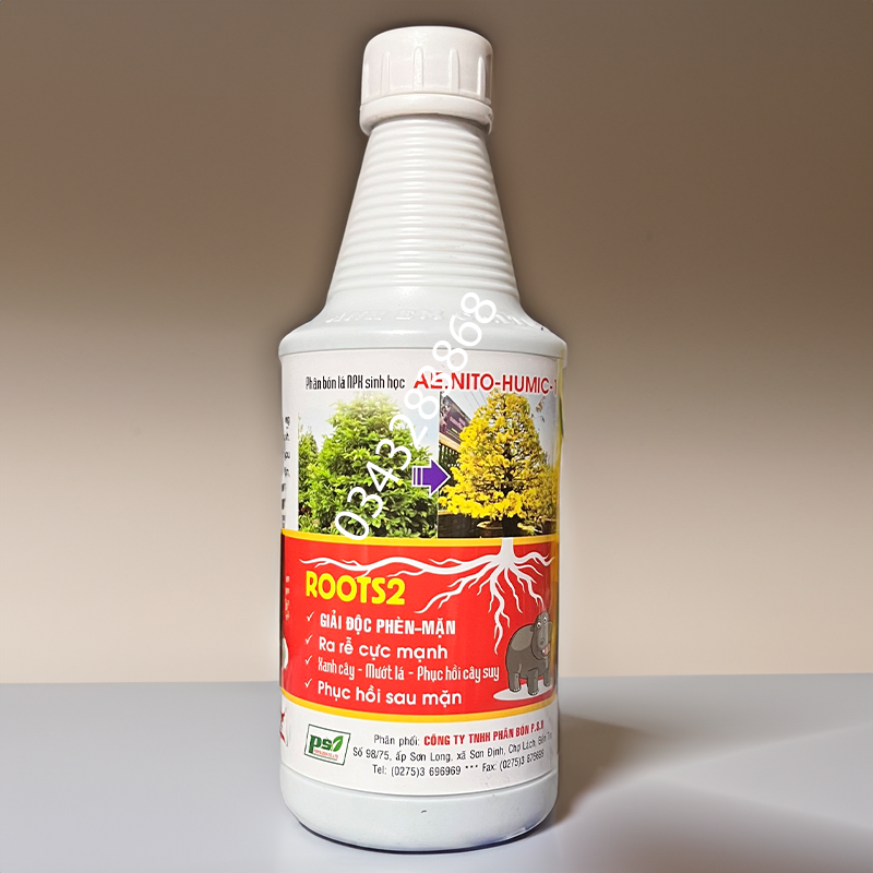 Phân bón Roots 2 mai vàng kích rễ cực mạnh giải độc bung chồi vọt đọt phục hồi cây
