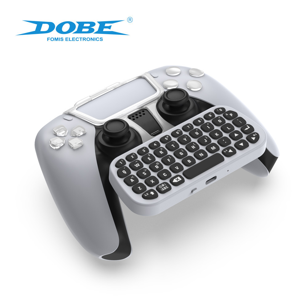 XIRPS5 Gamepad Bàn Phím Bluetooth Có Kẹp PS5 Bàn Phím Có Ổ Cắm Tai Nghe PS5 Bàn Phím Kẹp TP5-0556RR20
