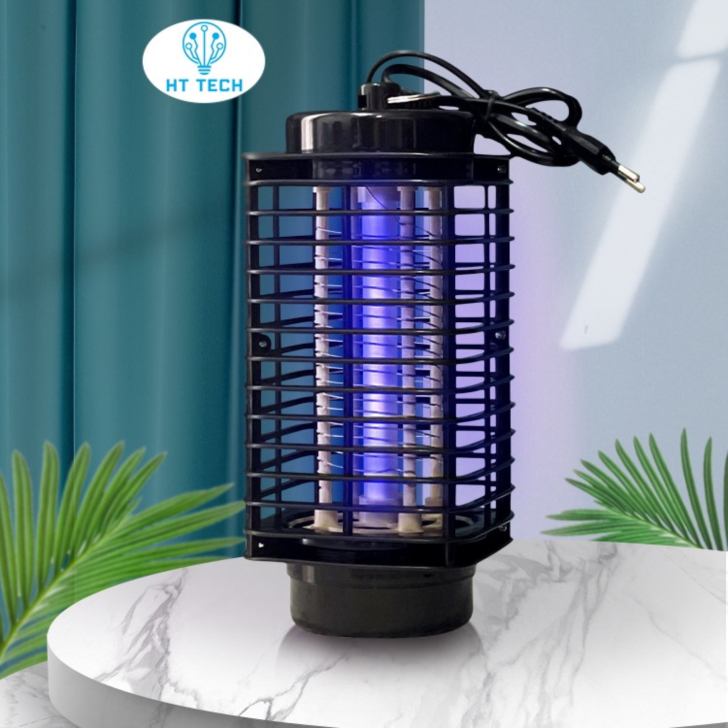 Đèn Bắt Muỗi Electriacl Mosquito Kết Hợp Đèn Ngủ Thông Minh Màu Đen