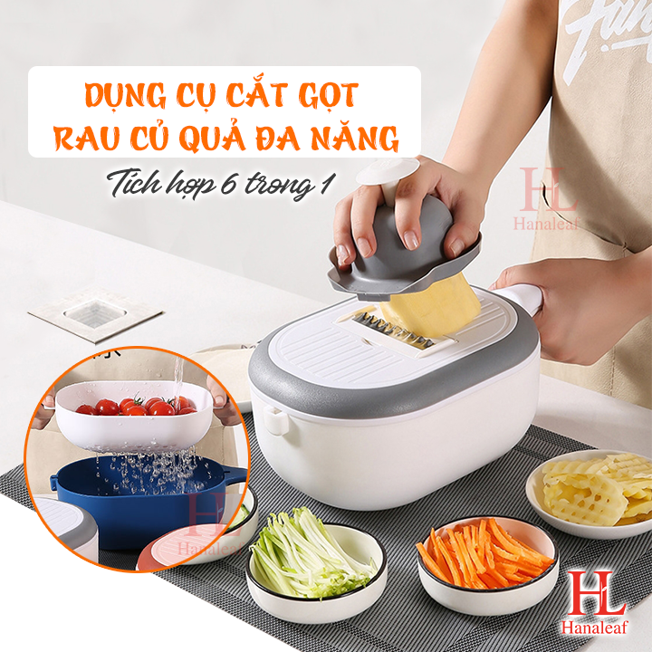 Bộ nạo rau củ đa năng – Nạo rau củ dễ dàng với dụng cụ đa năng tích hợp nạo, gọt, cắt lát, tách lòng trứng…
