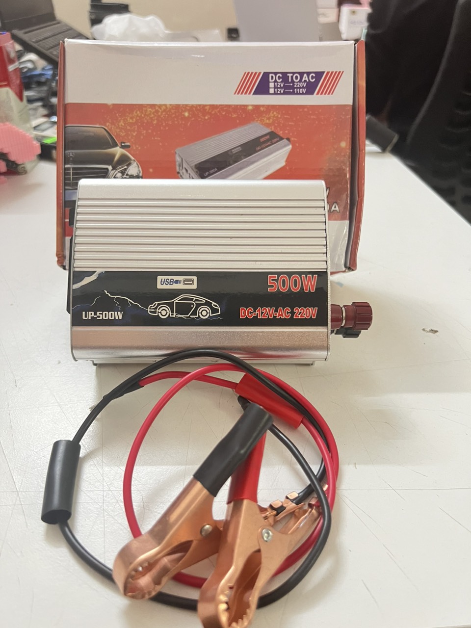 Bộ chuyển nguồn 12v-24v lên 220v công suất 500w