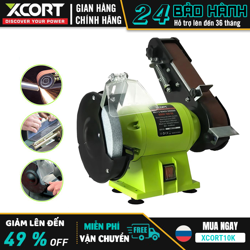 Máy mài giáp dây-Máy mài giáp dây kết hợp mài đá 250W Chính Hãng