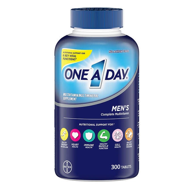 [HCM]Viên bổ sung vitamin tổng hợp cho nam One A Day Mens Multivitamin 300v bill Mỹ