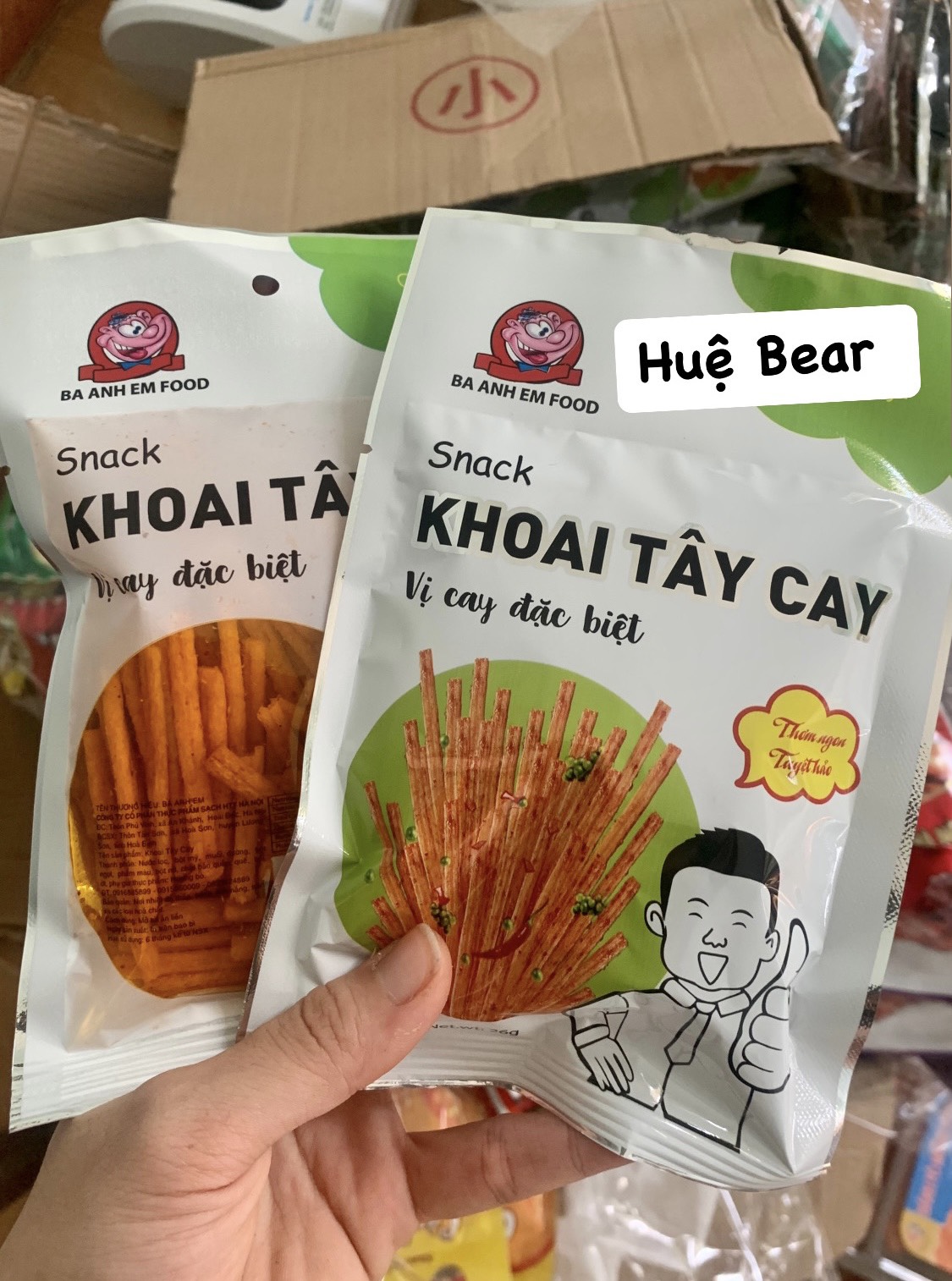 Sỉ bịch 30goi snack khoai tây cay