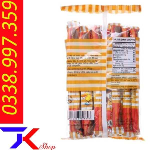 Snack que nhân cà phê & sữa moka Oishi Akiko gói 160g