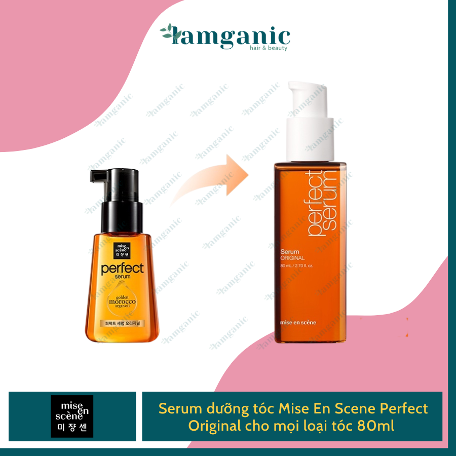 [HCM][Mẫu Mới 2020] Tinh Dầu Dưỡng Tóc Mise En Scene Perfect Serum 80ml phục hồi tóc chiết xuất từ dầu Argan - Orignial