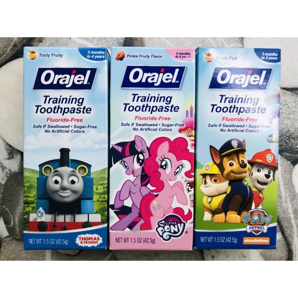 Kem đánh răng Orajel Mỹ cho trẻ