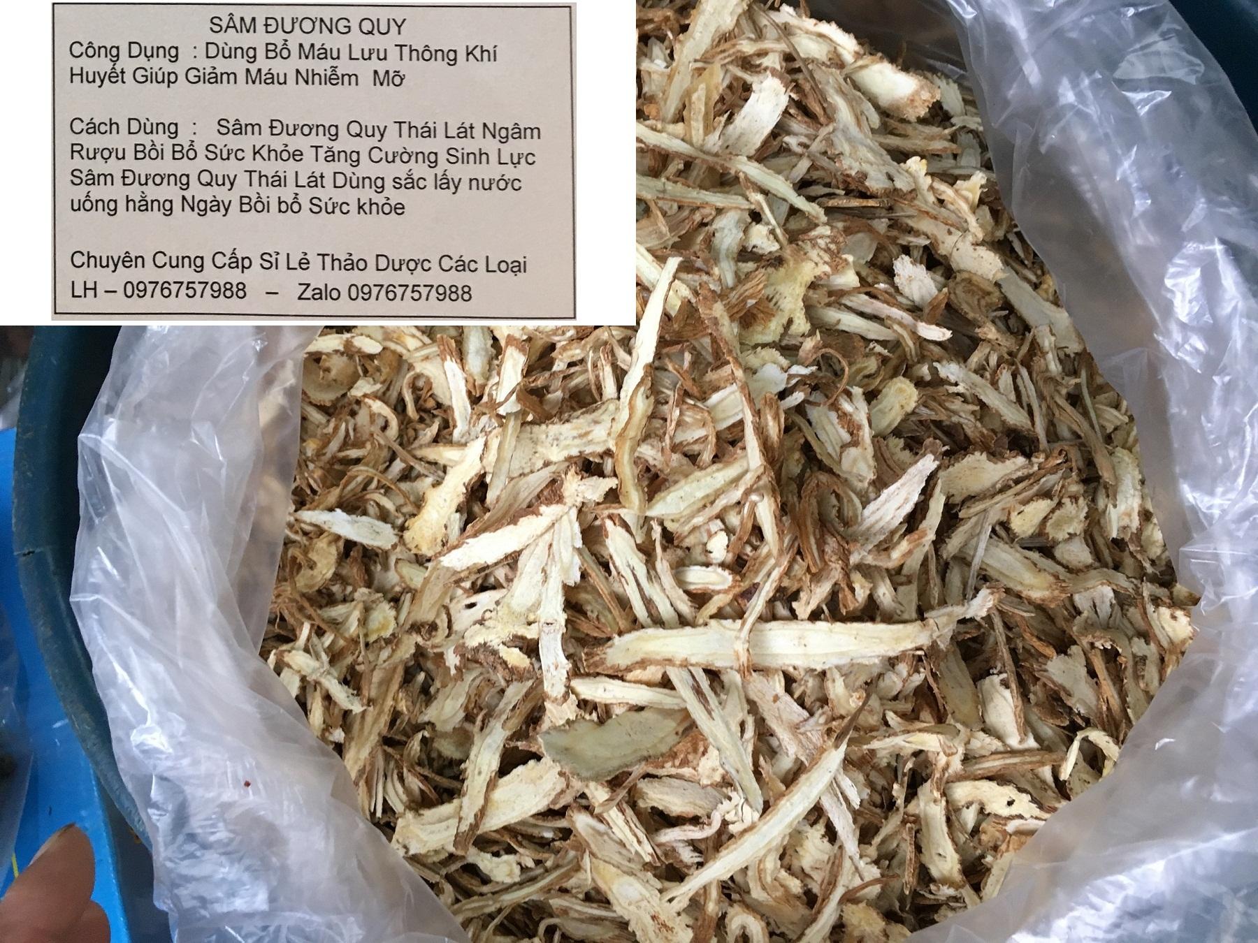 Sâm Đương Quy 500g - sấy khô - có tặng quà