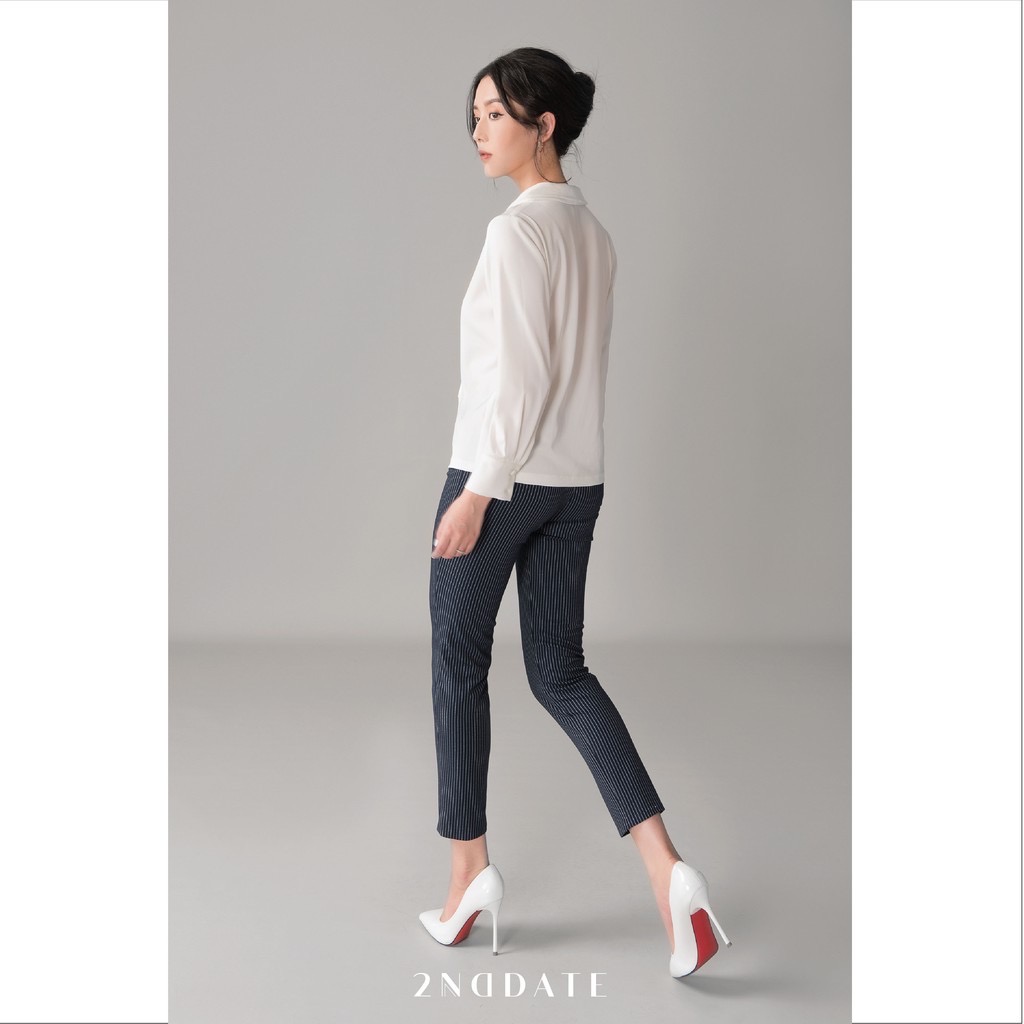 Quần slim-fit nữ kiểu 2nddate tr009ns