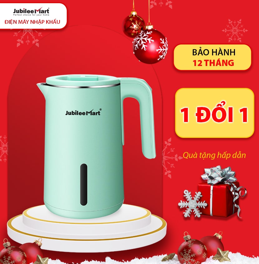 Bình Đun Siêu Tốc 1.8L 1500W - Ấm nước siêu tốc - Ấm đun nước siêu tốc - Đế tiếp điện xoay 360 độ cách nhiệt, ấm siêu tốc thiết kế thời trang