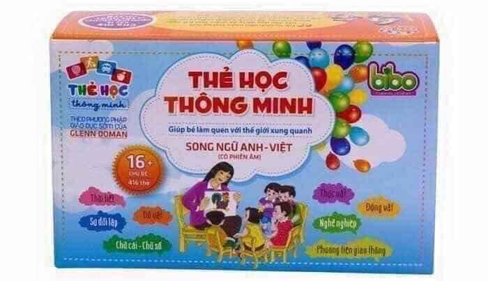 Bộ hình học cho bé - thẻ học cho bé - thẻ học hình vật cho bé