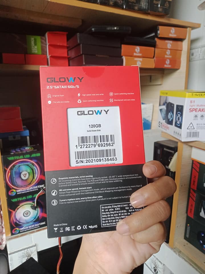 SSD 120G , SSD HUGON 120G , SSD GLOWY 120G