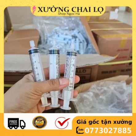 Ống xilanh chiết nước hoa 10ml có đầu chiết chuyên dụng chiết nước hoa