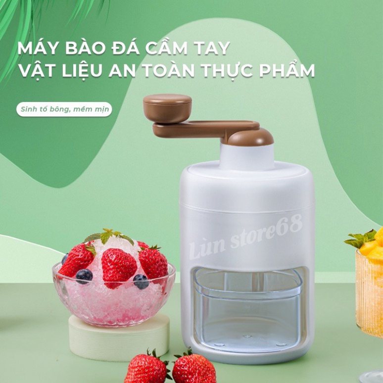 Máy bào đá tuyết, Máy Làm Đá bào gia đình, máy xay đá bào cầm tay, máy xay đá viên Lưỡi Thép Không Gỉ, Máy Xay Đá Tuyết Tiện Lợi Siêu Nhanh Siêu Mịn