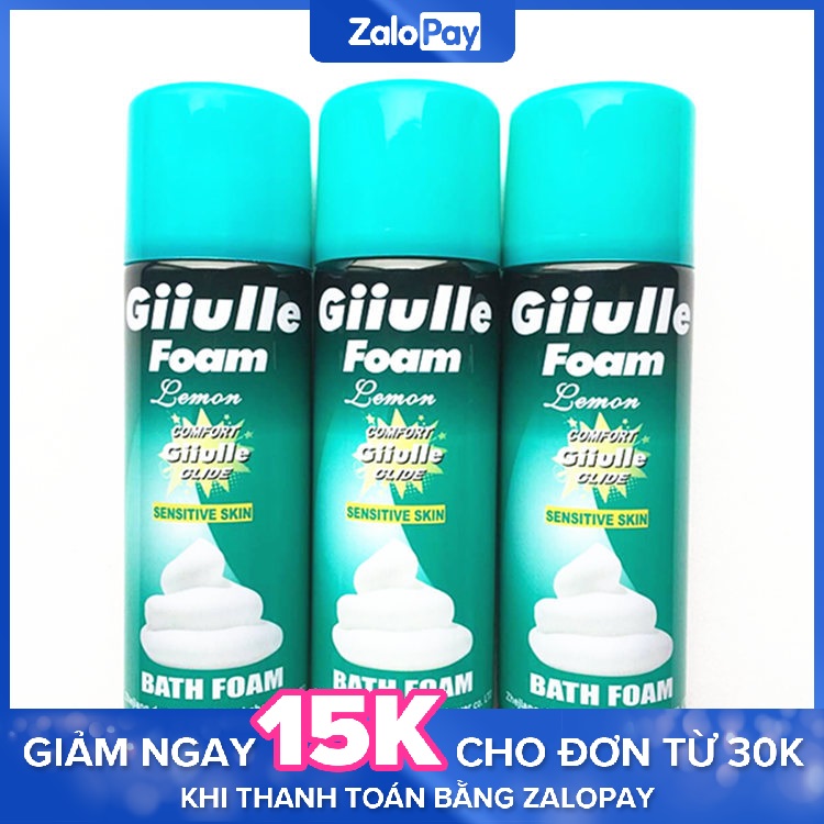 Bọt cạo râu bọt tuyết cạo râu Giiulle 188ml - 200ml
