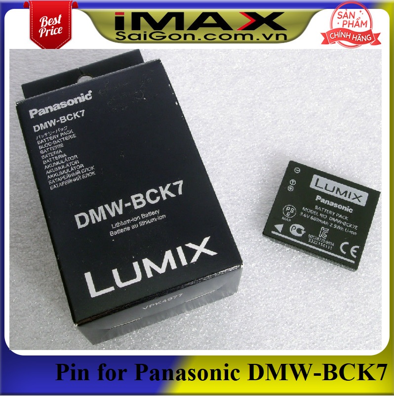 Pin thay thế pin máy ảnh cho pin DMW-BCK7