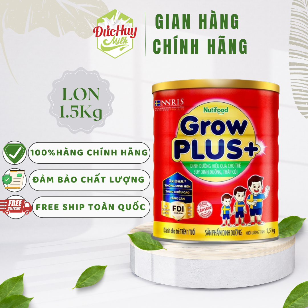 Sữa bột Nutifood Growplus Suy Dinh Dưỡng 1.5kg
