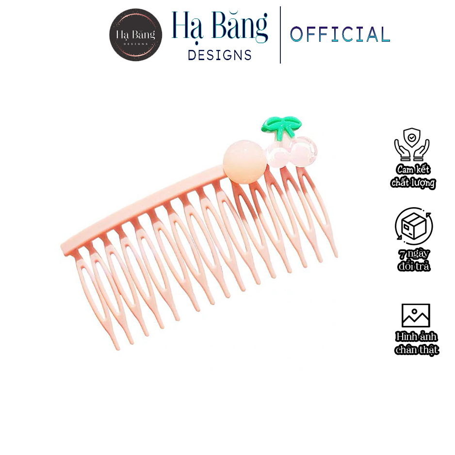 Bờm răng cưa cài tóc bé gái nhiều mẫu Hạ Băng Designs phụ kiện tóc xinh xắn