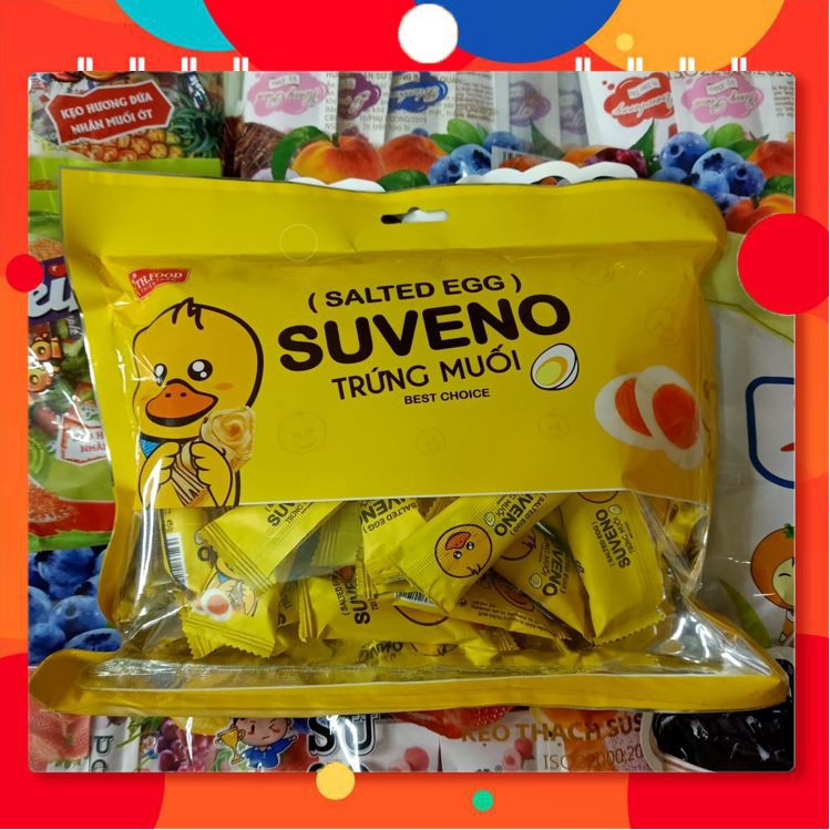 [HOT TREND] Bánh xốp Suveno Trứng Muối ? - Bánh xốp vị Trứng Muối thơm ngon - Đồ ăn vặt Siêu ngon Siêu rẻ - Bánh Suveno