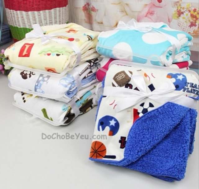 MỀN LÔNG CARTERT 2 LỚP HANG XUAT / CHĂN CHO BÉ