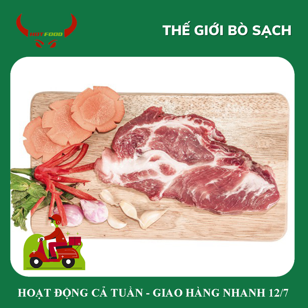 [ Miễn Phí Giao Hàng ]Nạc Dăm Heo Nhập Khẩu Mỹ  - 1 KG - Giao Nhanh HCM