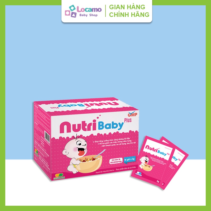 Nutri Baby Plus bổ sung lysine kẽm tăng cường sức đề kháng kích thích tiêu