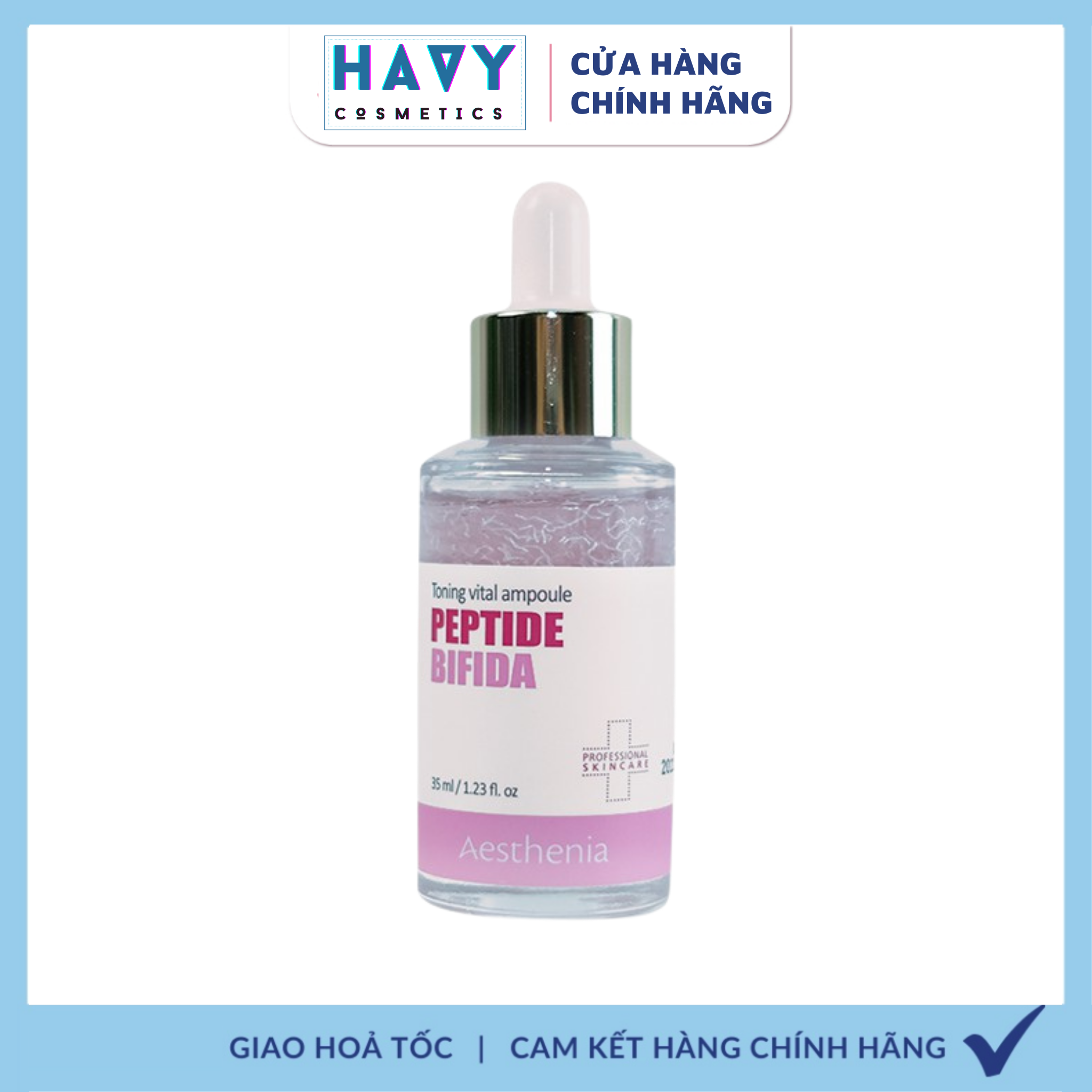 Tinh Chất Hồng  Aesthenia peptide bifida toning ampoule 35ml