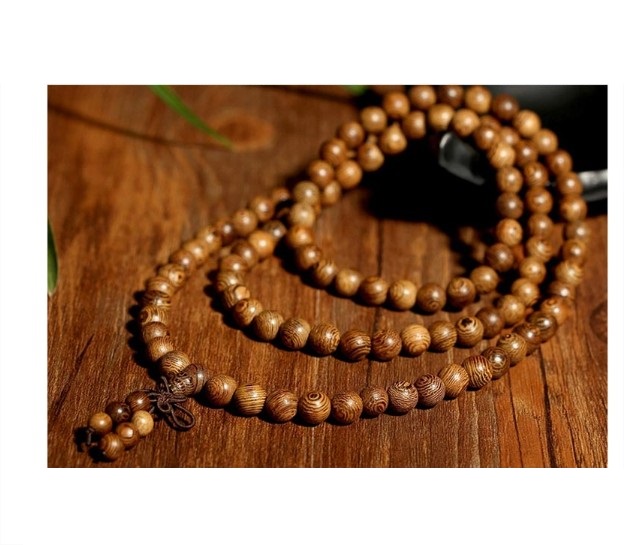 Vòng tay chuỗi hạt 108 hạt gỗ bồ đề cực thơm bình an may mắn nam nữ