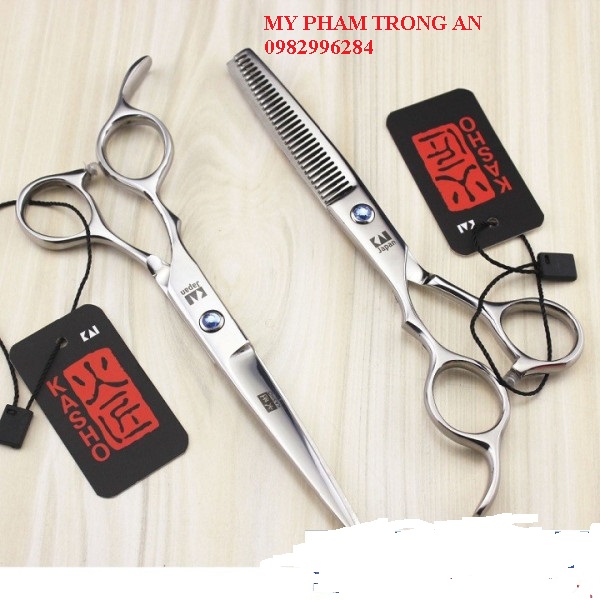 Bộ Kéo cắt tóc tay trái kai 6.0