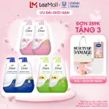 (Livestream) - Combo 2 Sữa tắm dưỡng thể Dove chăm da mềm mịn tức thì với dưỡng chất lợi khuẩn da 900g/chai (bao bì tùy lô nhập hàng)
