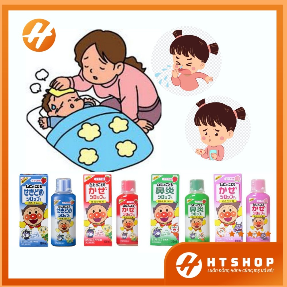 Siro muhi nhật bản cho bé từ 3 tháng đến 7 tuổi chai 120ml