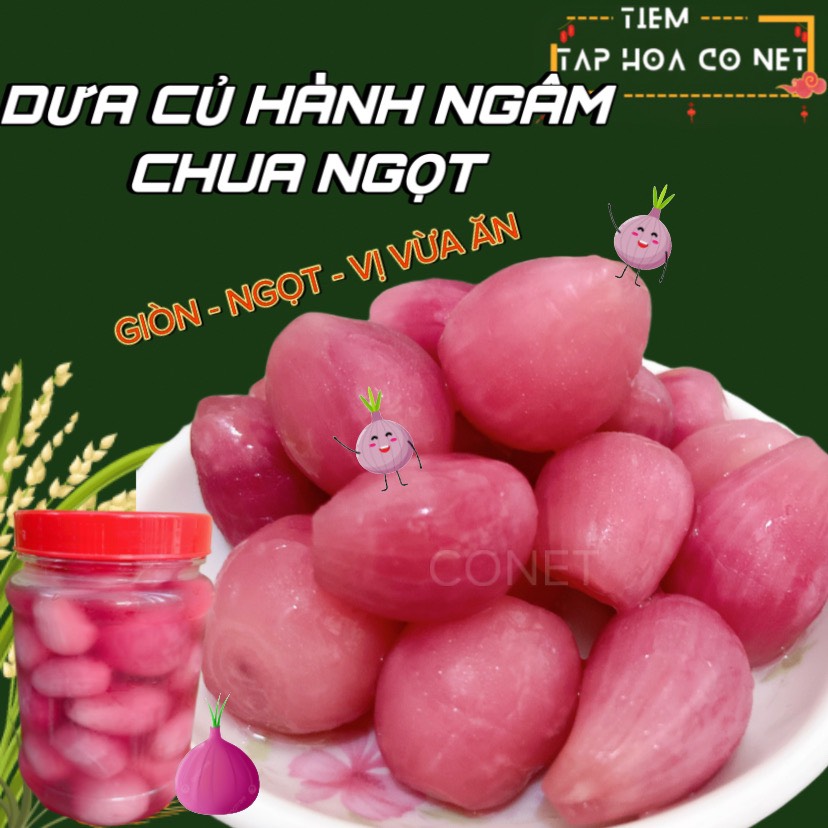 Dưa củ hành ngâm chua giòn ngọt nhà làm