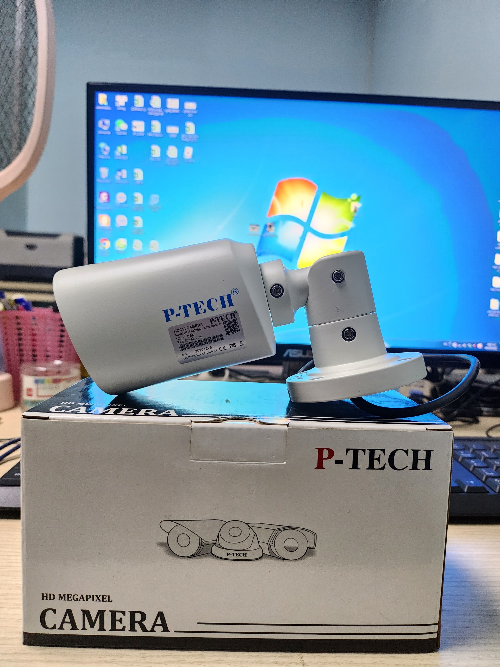 Camera cvi/ahd ptech 4.0mp pt-f4008s4