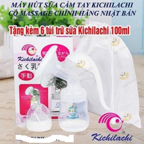 Máy hút sữa Kichilachi tặng kèm 6 túi chứa sữa