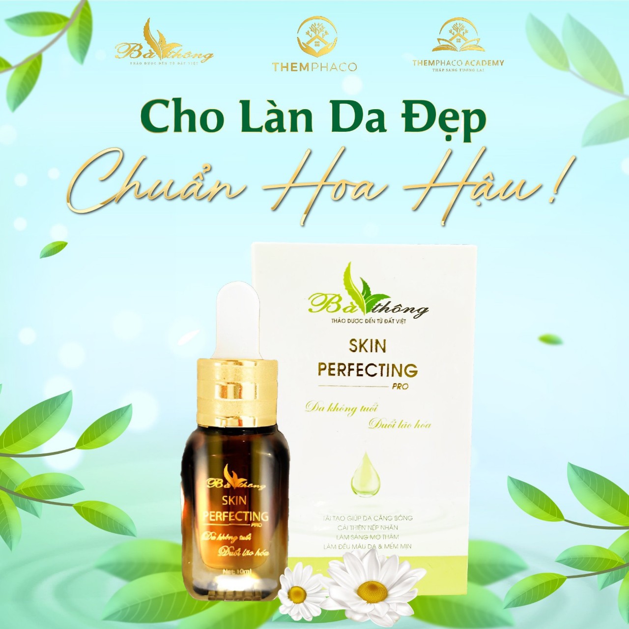 Serum căng bóng bà thông