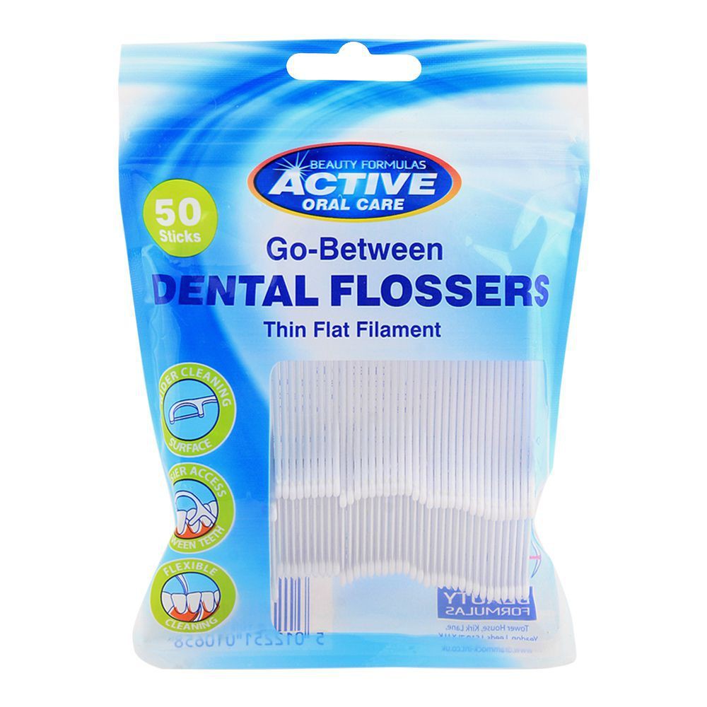 Tăm Chỉ Nha Khoa Beauty Formulas Active Oral Care Interdental Flossers 50 Cái