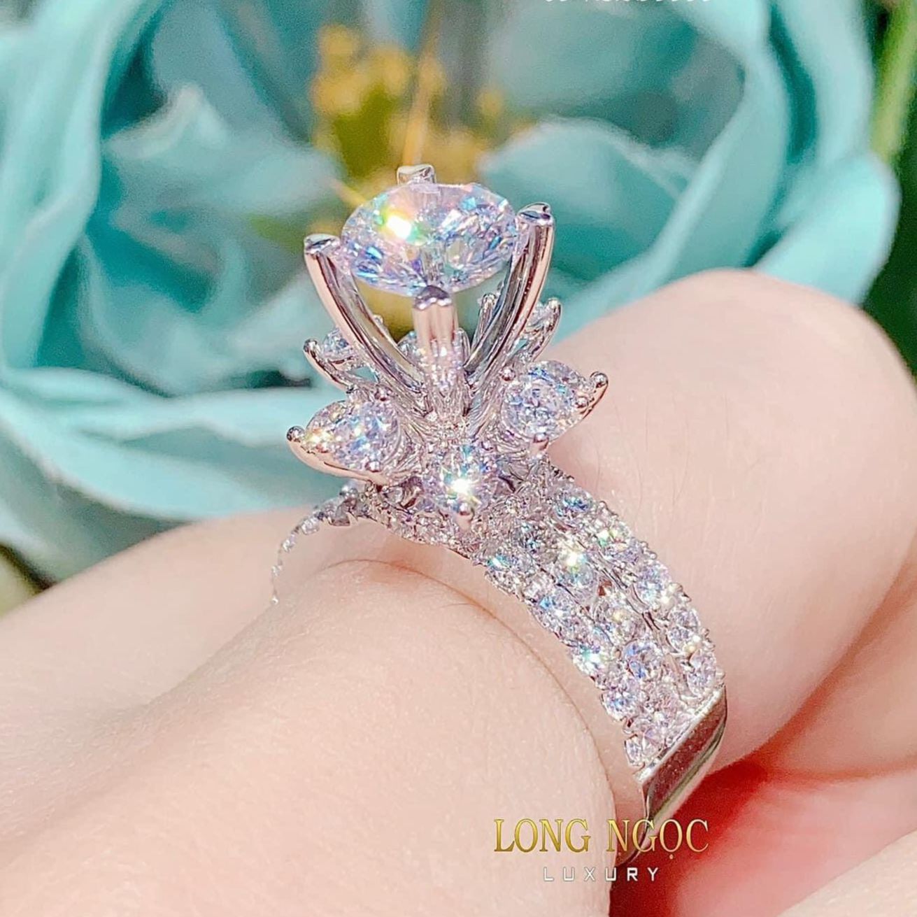 Nhẫn nữ đẹp, nhẫn nữ vàng trắng, nhẫn bạc Ý xi kim, nhẫn đá phale cao cấp, nhẫn kim cương sang trọng, nhẫn vàng non 24k, nhẫn vàng cưới, nhẫn đá phong thủy, nhẫn thời trang nữ, nhẫn công hoàng kim - Trang sức GADO V786 CAM KẾT KHÔNG ĐEN